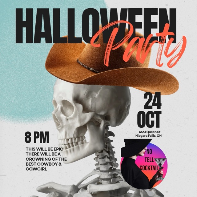 Halloween Party with Tumbleweed